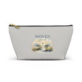 Accessory Pouch w T-bottom/Cosmetic Makeup bag/Travel zipper pouch