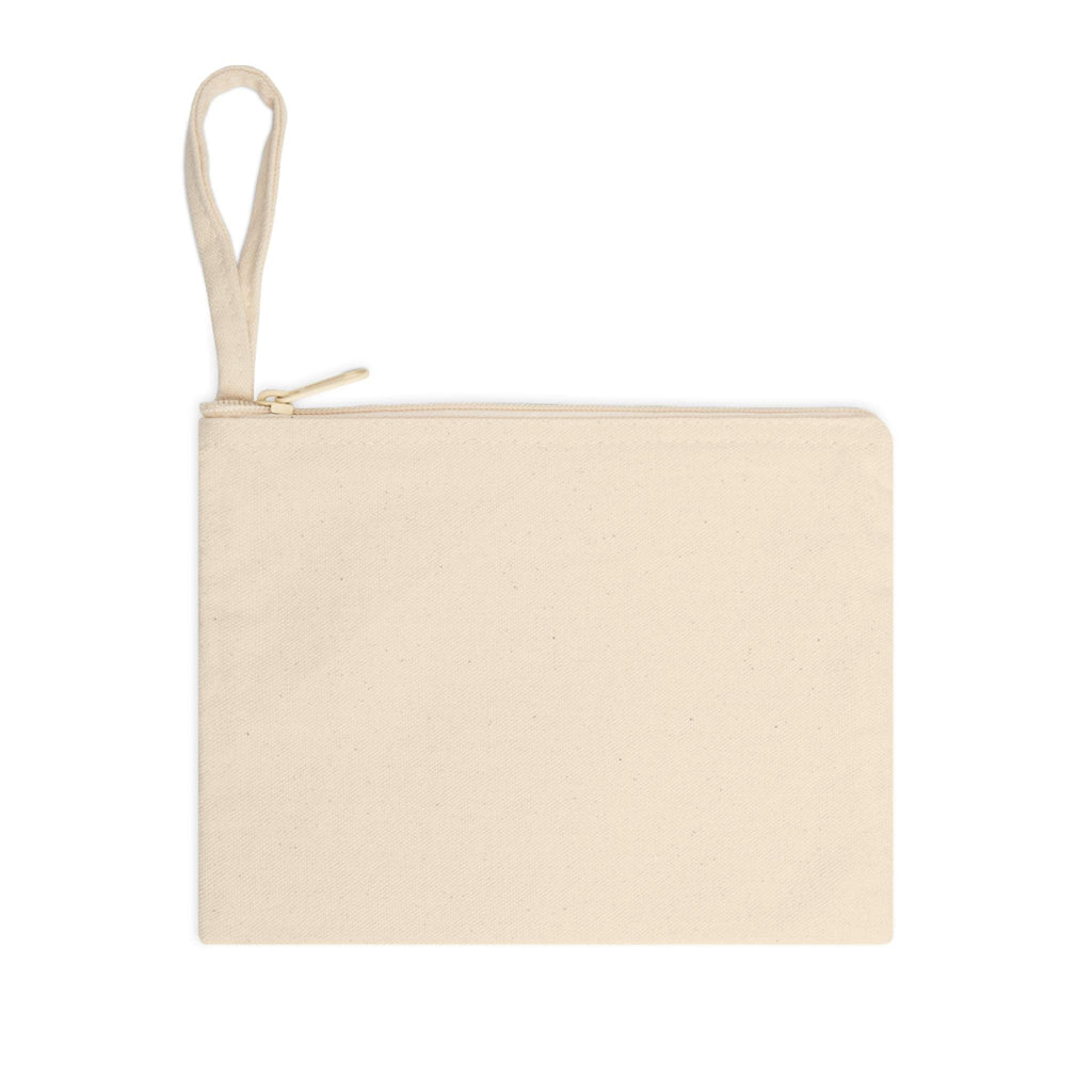 Let My Life Tell the Story Accessory Zipper Pouch | Script Quote Wristlet, Canvas Cosmetics Bag