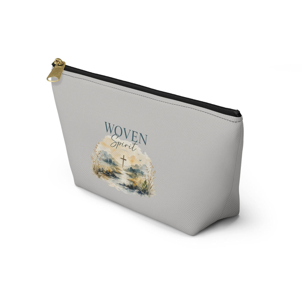 Accessory Pouch w T-bottom/Cosmetic Makeup bag/Travel zipper pouch